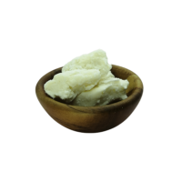 Organic Unrefined Shea Butter in acacia bowl