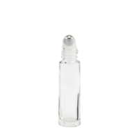 10ml Clear Thick Glass Roller Bottle
