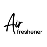 Air Freshener vinyl label